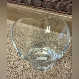 Mikasa Amorosa Heart Shaped Crystal Bowl